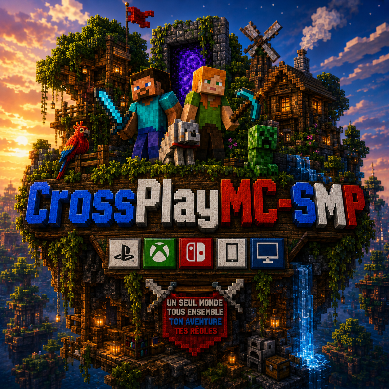 Logo CrossPlayMC SMP